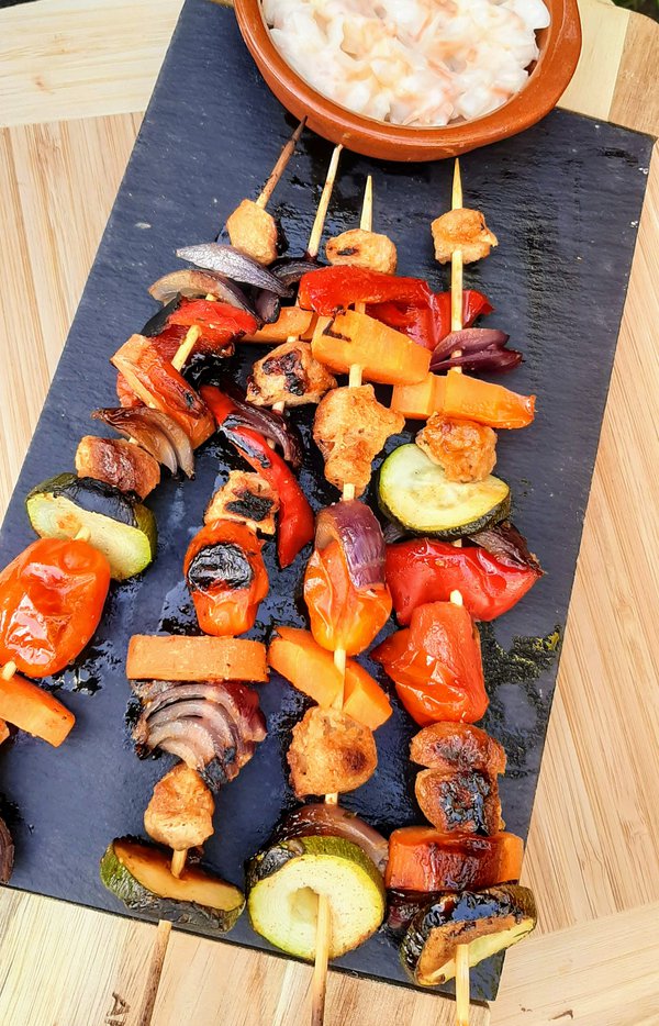 Fuel My Friday Sweet and smoky BBQ skewers Fuel My Friday British