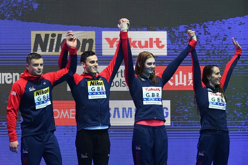 Mixed Medley Relay Gwangju Davies Guy Peaty Anderson