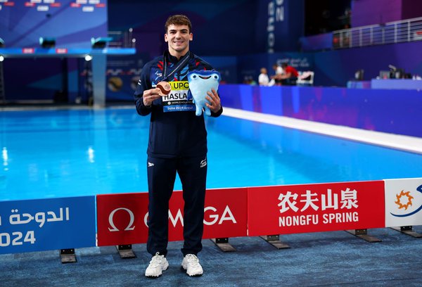 Haslam springs to World Champs bronze