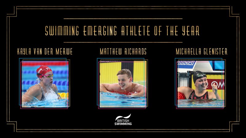 BSAwards19 Swimming Emerging Athlete of the year